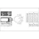 LEDVANCE reflektor 450W 230V 60000lm 3000K IP66 100Y FLEX P ML 830 WAL